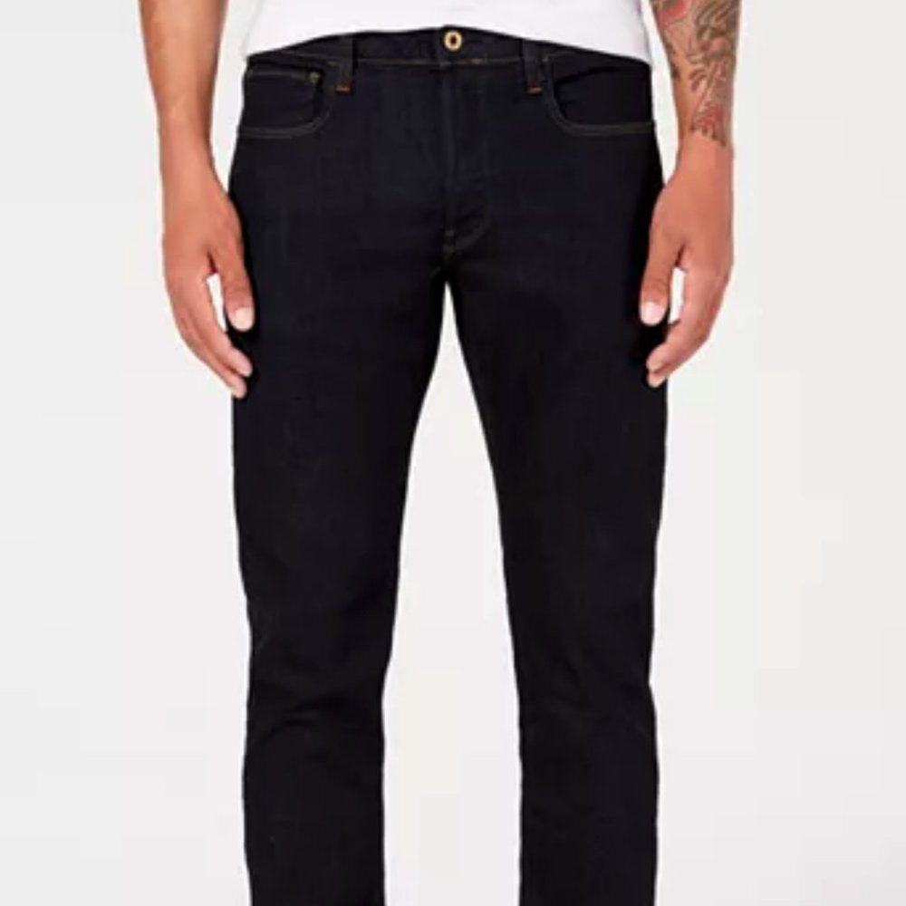 🌠G-STAR 3301 SLIM STRAIGHT, Dark-Aged_34L